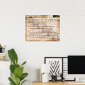 エレミヤ18:3-4,6私の陶芸家の手の粘土 ポスター (ホームオフィス)