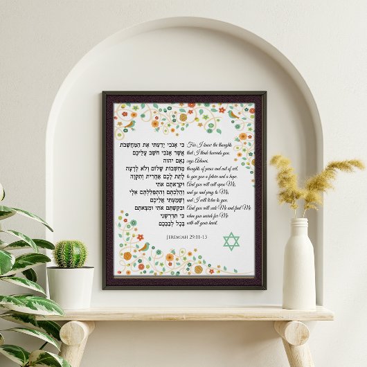 エレミヤ29あなたは私を探し、私の芸術を見つけるだろう ポスター