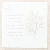 エレミヤ29:11わたしはあなたのために持っている計画を知っている ガラスコースター (裏面)