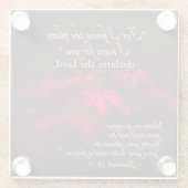 エレミヤ29:11わたしはあなたのために持っている計画を知っている ガラスコースター (裏面)