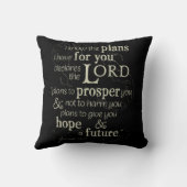 エレミヤ29:11わたしはあなたのために持っている計画を知っている… クッション (裏面)