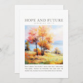 エレミヤ29:11わたしはあなたのために持っている計画を知っている シーズンカード (正面/裏面)