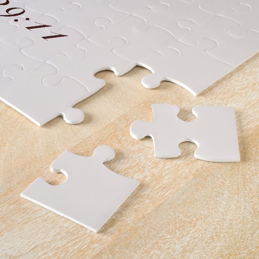 エレミヤ29:11わたしはあなたのために持っている計画を知っている ジグソーパズル (側面)