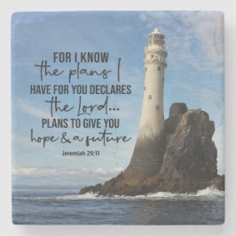 エレミヤ29:11わたしはあなたのために持っている計画を知っている ストーンコースター