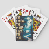 エレミヤ29:11わたしはあなたのために持っている計画を知っている トランプ (裏面)
