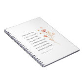 エレミヤ29:11わたしはあなたのために持っている計画を知っている ノートブック (右側)