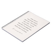 エレミヤ29:11わたしはあなたのために持っている計画を知っている ノートブック (左側)