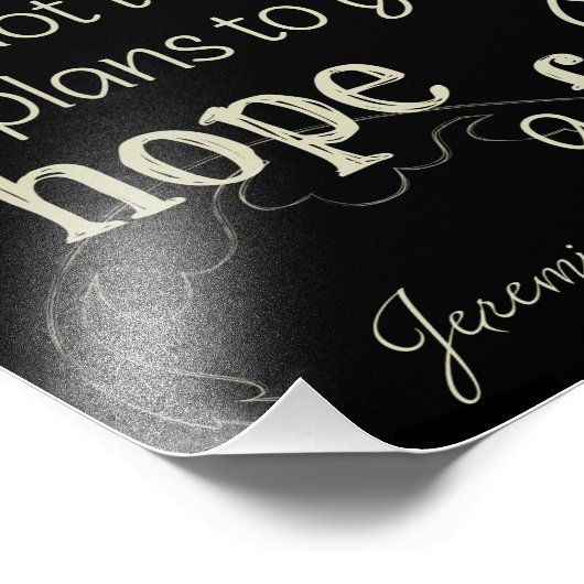 エレミヤ29:11わたしはあなたのために持っている計画を知っている… フォトプリント            (角)