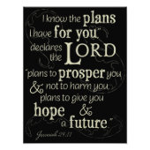 エレミヤ29:11わたしはあなたのために持っている計画を知っている… フォトプリント            (正面)