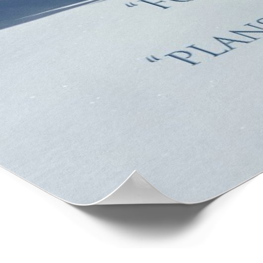 エレミヤ29:11わたしはあなたのために持っている計画を知っている ポスター (角)