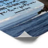 エレミヤ29:11わたしはあなたのために持っている計画を知っている ポスター (角)