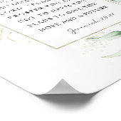 エレミヤ29:11わたしはあなたのために持っている計画を知っている ポスター (角)