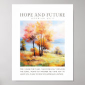 エレミヤ29:11わたしはあなたのために持っている計画を知っている ポスター (正面)