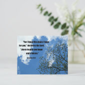 エレミヤ29:11わたしはあなたのために持っている計画を知っている ポストカード (スタンド正面)