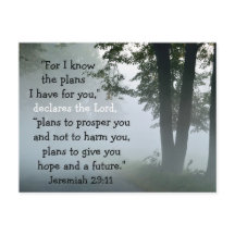 エレミヤ29:11わたしはあなたのために持っている計画を知っている