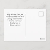 エレミヤ29:11わたしはあなたのために持っている計画を知っている ポストカード (裏面)