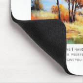 エレミヤ29:11わたしはあなたのために持っている計画を知っている マウスパッド (コーナー)