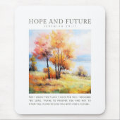 エレミヤ29:11わたしはあなたのために持っている計画を知っている マウスパッド (正面)