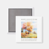 エレミヤ29:11わたしはあなたのために持っている計画を知っている マグネット (正面/裏面)