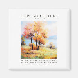 エレミヤ29:11わたしはあなたのために持っている計画を知っている マグネット