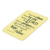 エレミヤ29:11わたしはあなたのために持っている計画を知っている… マグネット (左側)