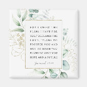 エレミヤ29:11わたしはあなたのために持っている計画を知っている マグネット (正面)