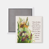 エレミヤ29:11わたしはあなたのために持っている計画を知っている マグネット (正面/裏面)