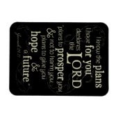 エレミヤ29:11わたしはあなたのために持っている計画を知っている… マグネット (横)