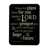 エレミヤ29:11わたしはあなたのために持っている計画を知っている… マグネット (縦)