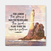 エレミヤ29:11わたしはあなたのために持っている計画を知っている マグネット (正面)