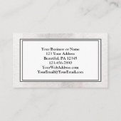 エレミヤ29:11わたしはあなたのために持っている計画を知っている 名刺 (裏面)