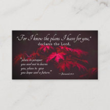 エレミヤ29:11わたしはあなたのために持っている計画を知っている