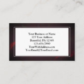 エレミヤ29:11わたしはあなたのために持っている計画を知っている 名刺 (裏面)