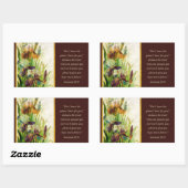 エレミヤ29:11わたしはあなたのために持っている計画を知っている 長方形シール (シート)