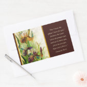 エレミヤ29:11わたしはあなたのために持っている計画を知っている 長方形シール (封筒)