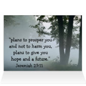 エレミヤ29:11わたしはカードを持っている計画を知っている (内部横(上))