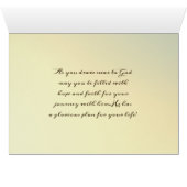 エレミヤ29:11わたしはカードを持っている計画を知っている (内部横(下))