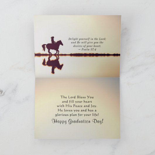 エレミヤ29:11わたしは卒業の計画を知っている カード (内部)