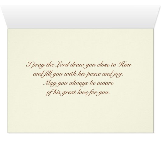 エレミヤ29:11わたしは私があなたのために持っている計画を知っているカード (内部横(下))