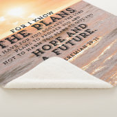 エレミヤ29:11わたしは計画の日の出を知っている シェルパブランケット (3/4)