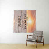 エレミヤ29:11わたしは計画の日の出を知っている タペストリー (インサイチュ(横))