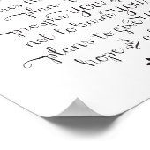 エレミヤ29:11わたしは計画の聖句を知っている ポスター (角)