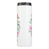 エレミヤ29:11わたしは計画を知っているピンクのフローラ タンブラー (裏面)