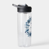 エレミヤ29:11わたしは計画を知っている青いフローラ ウォーターボトル (右面)