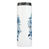 エレミヤ29:11わたしは計画を知っている青いフローラ タンブラー (裏面)