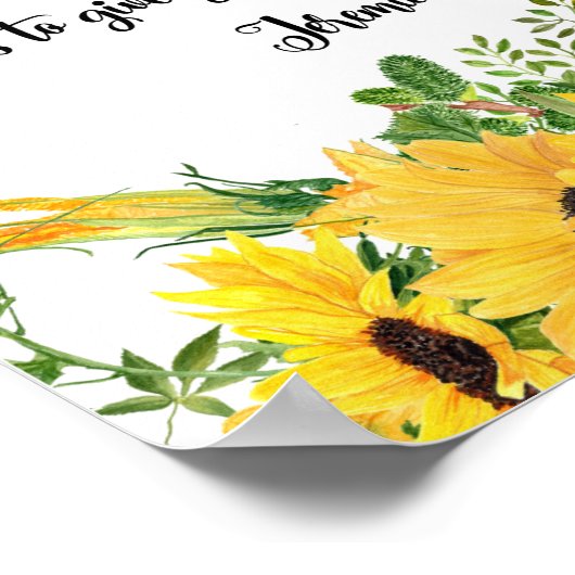 エレミヤ29:11わたしは、あなたがたの計画を知っている ポスター (角)