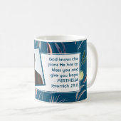 エレミヤ29:11クリスチャン写真 コーヒーマグカップ (正面右)