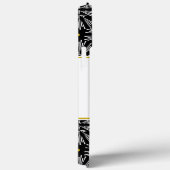 エレミヤ29:11ブラック&金ゴールド抽象芸術 Case-Mate iPhoneケース (裏面 / 右)