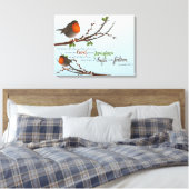 エレミヤ29:11プレミアムキャンバスプリント（光沢） キャンバスプリント (インサイチュ (寝室))