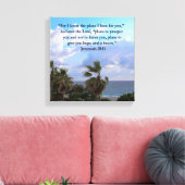 エレミヤ29:11感動的節 キャンバスプリント (インサイチュ (リビング))